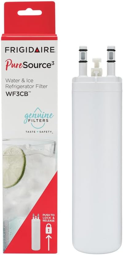 Frigidaire WF3CB Refrigerator Water Filter Replacement, White, 1 Count