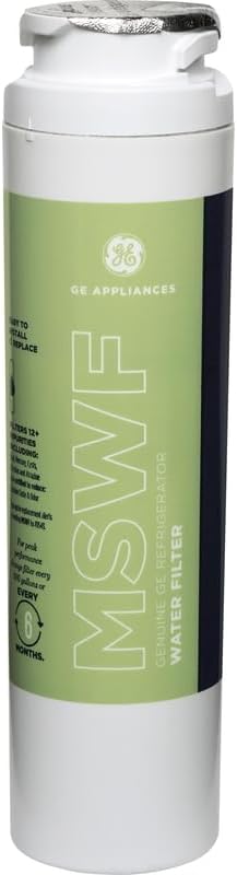 GE MSWF Refrigerator Water Filter | Certified to Reduce Lead, Sulfer, and 50+ Other Impurities| Pack of 1