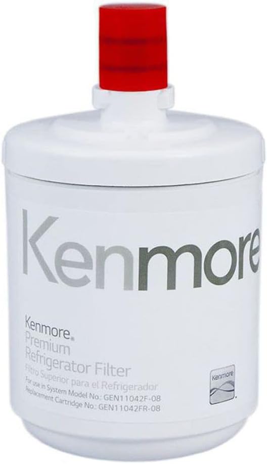 Kenmore 79551012010 9890 Replacement Refrigerator Water Filter, 1 Count (Pack of 1), White