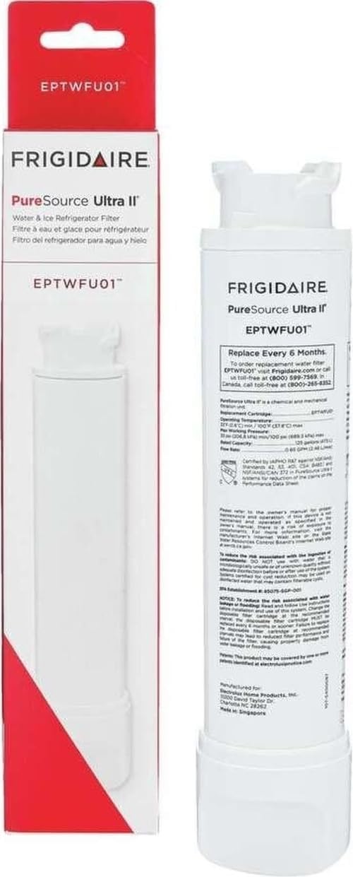 Frigidaire EPTWFU01 Refrigerator Water Filter Replacement, White