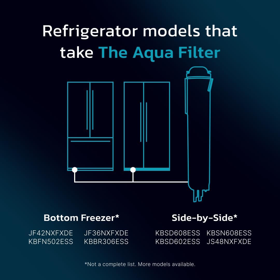 Everydrop by Whirlpool Ice & Water Refrigerator Filter 3, Aqua