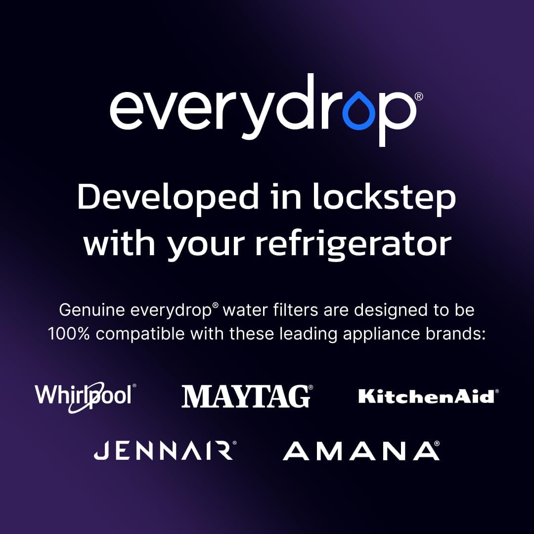Everydrop by Whirlpool Ice & Water Refrigerator Filter 1, Purple