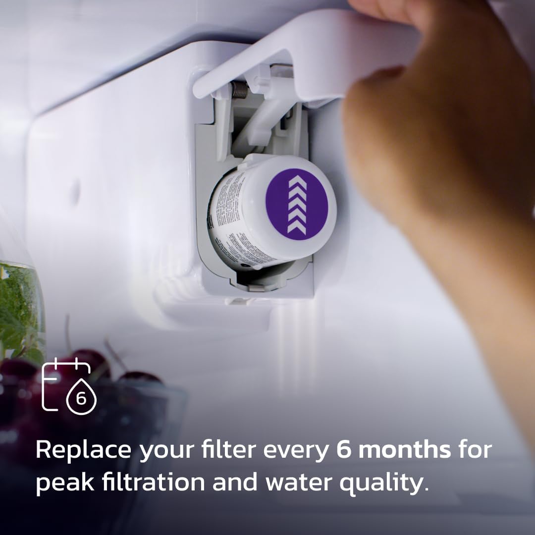Everydrop by Whirlpool Ice & Water Refrigerator Filter 1, Purple
