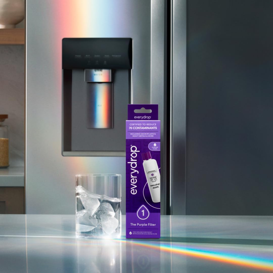 Everydrop by Whirlpool Ice & Water Refrigerator Filter 1, Purple