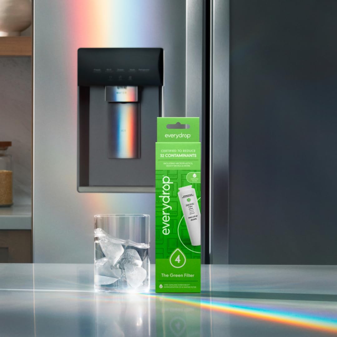 Everydrop by Whirlpool Ice & Water Refrigerator Filter 4, Green