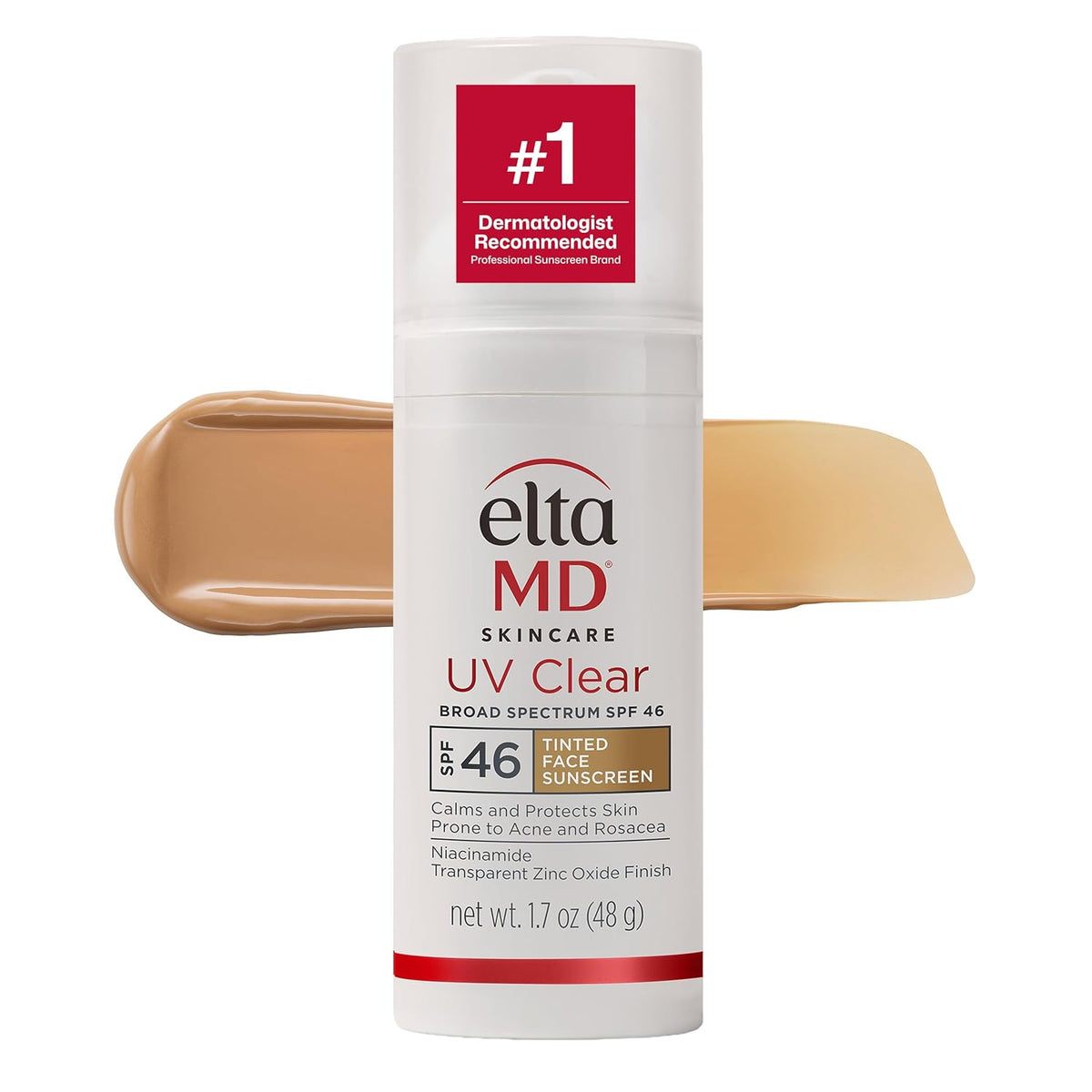 UV AOX Elements Tinted Mineral Face Sunscreen Lotion, Tinted Moisturizer for Face SPF 50 with Antioxidants